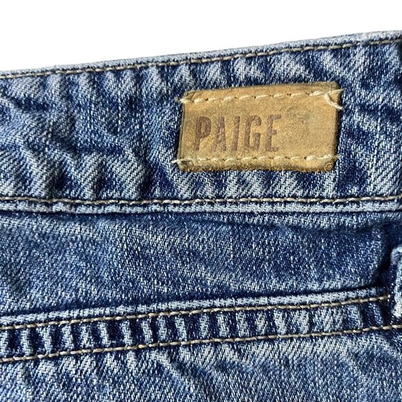 Paige Jimmy Jimmy Denim Short Distressed 28 Classic Designer Denim - Picture 6 of 11